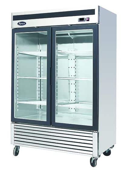 ATOSA MCF8707 2 SWING GLASS DOOR REFRIGERATOR