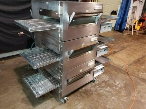 Lincoln Impinger 1100 Series Triple Stack Pizza Electric Conveyor Ovens