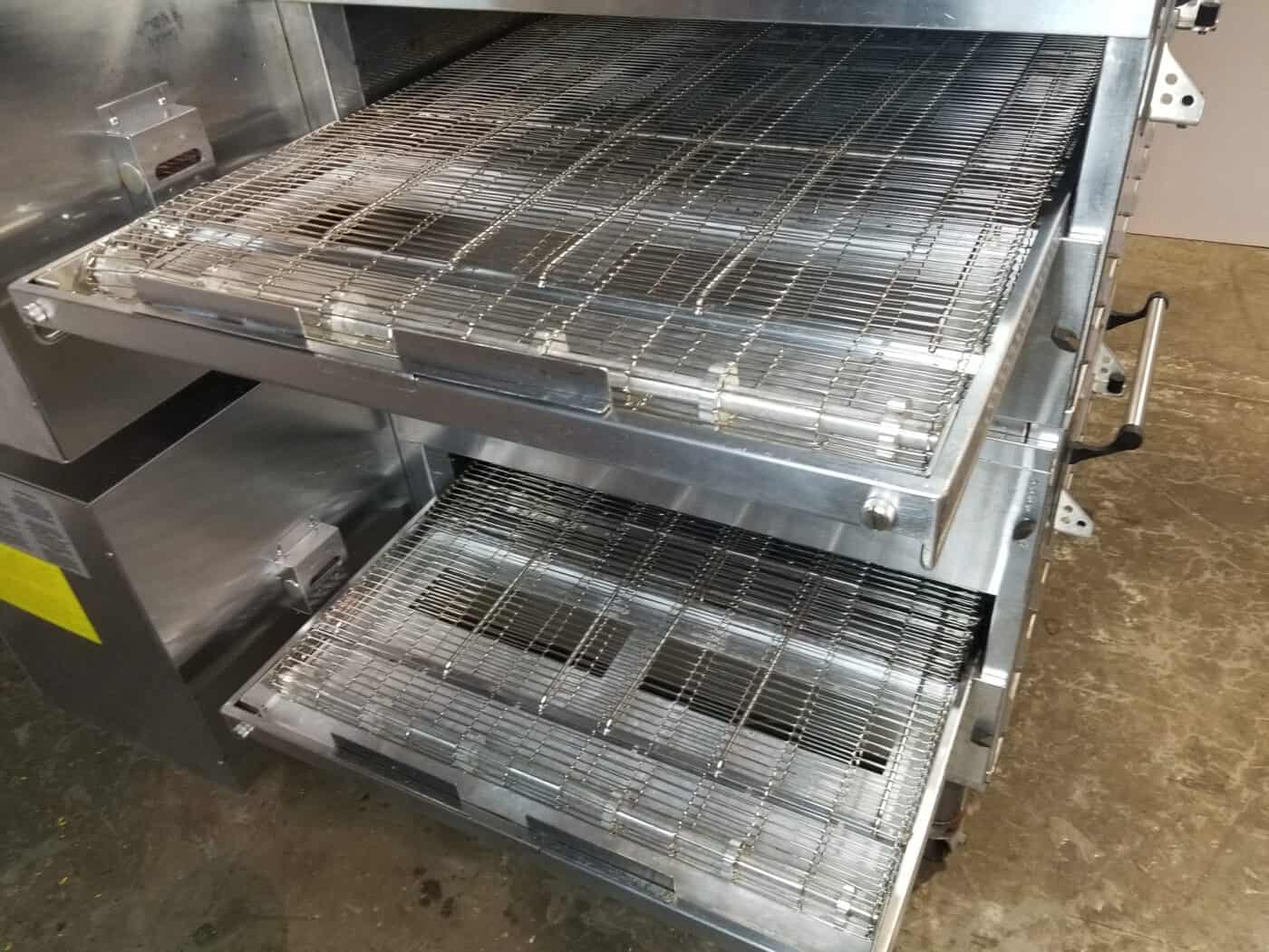 Middleby Marshall PS640 Double Stack Natural Gas Pizza Conveyor Ovens ...