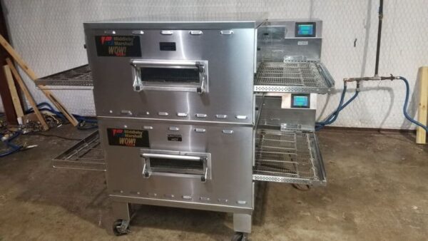 Middleby Marshall PS640g Double Stack Natural Gas Pizza Conveyor Ovens