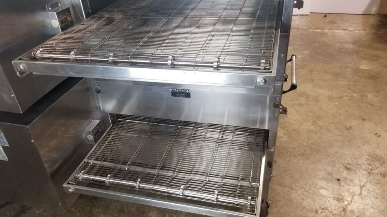 Middleby Marshall PS640g Double Stack Natural Gas Pizza Conveyor Ovens ...