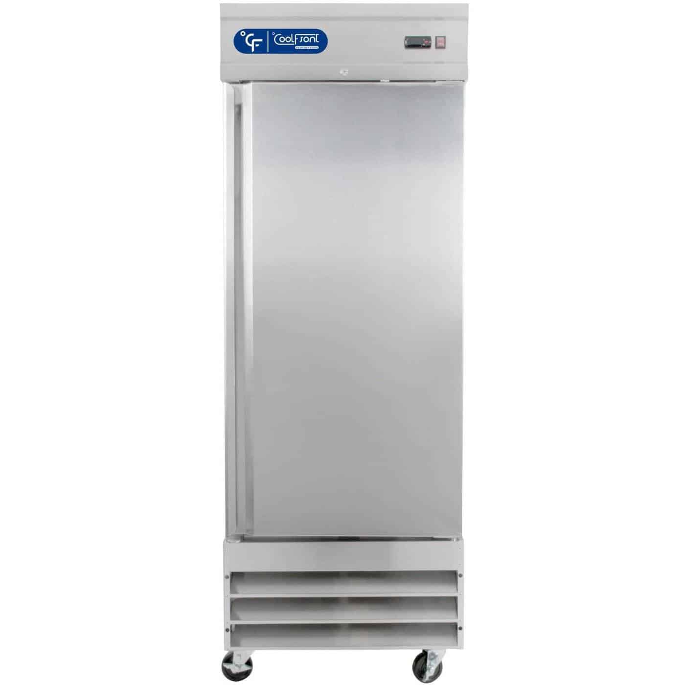 CoolFront One 1 Door Upright Commercial Stainless Steel Refrigerator 23 Cu.Ft.