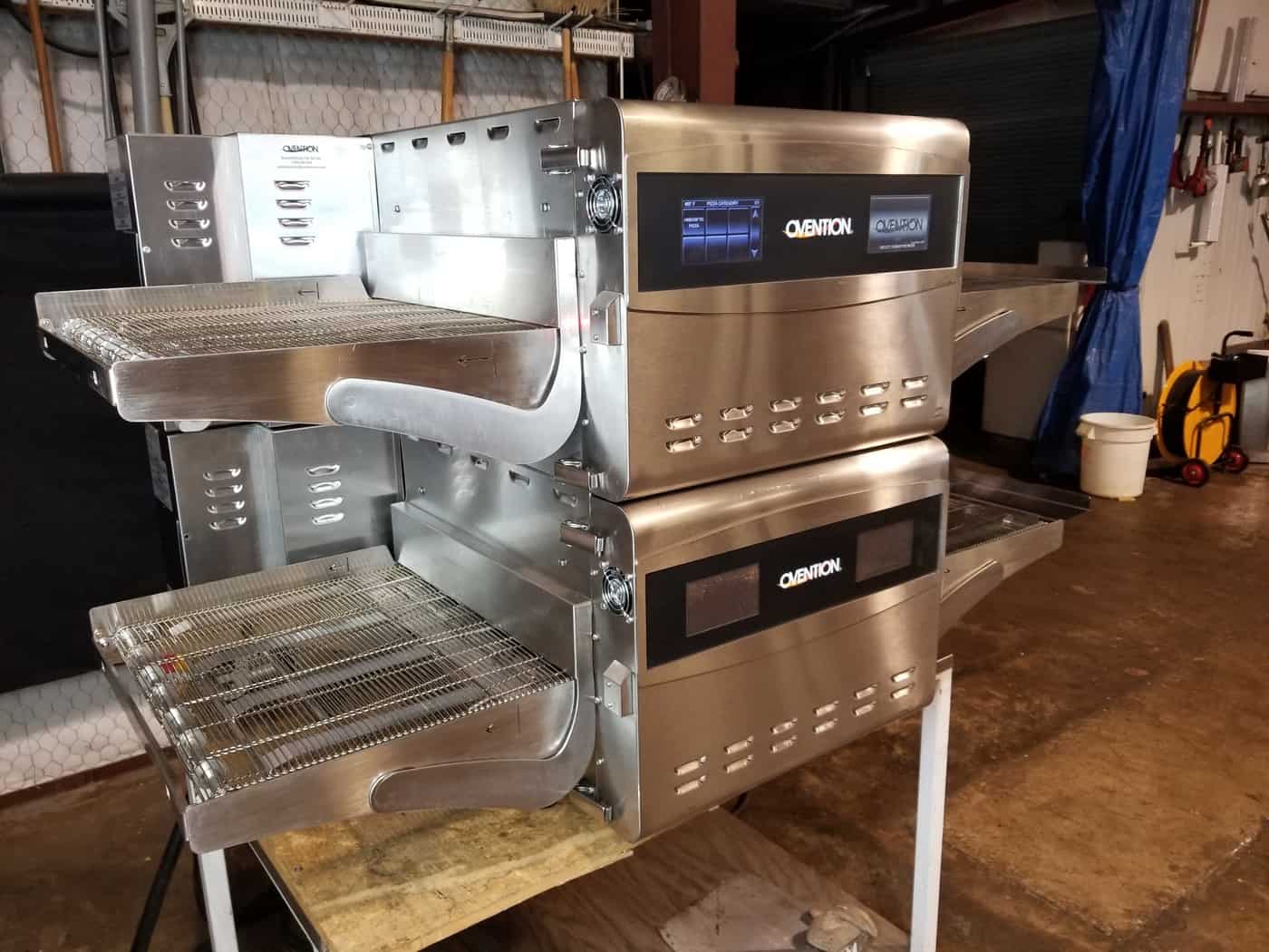 Ovention S2000 Dbl. Electric Shuttle/Conveyor Pizza Ovens