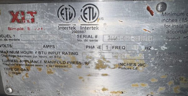 XLT 3855 NATURAL GAS CONVEYOR PIZZA OVENS - Image 6