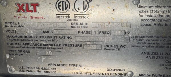 XLT 3855 NATURAL GAS CONVEYOR PIZZA OVENS - Image 7