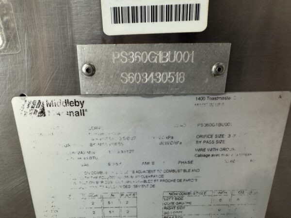 Middleby Marshall PS360g Wow! Conveyor Pizza Ovens - Image 7
