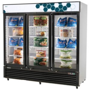 Migali Industries C-72FM-HC 72 cu/ft Glass Door Merchandiser Freezer