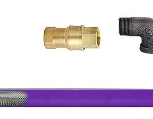 Sapphire Manufacturing TGH-7548QD Quick Disconnect Gas Hose Kit — 3/4″ Inside Diameter, 48″ Long