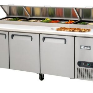 Migali Industries C-PP93-HC 93″ Pizza Prep Table